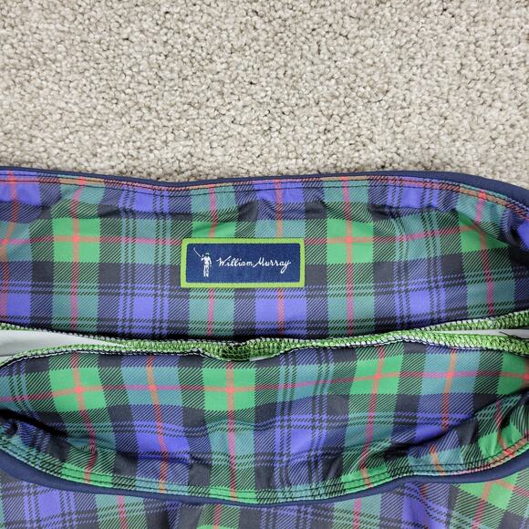 William Murray Athletic Tennis Golf Skort Women M Green Plaid Pockets Activewear - Picture 13 of 13